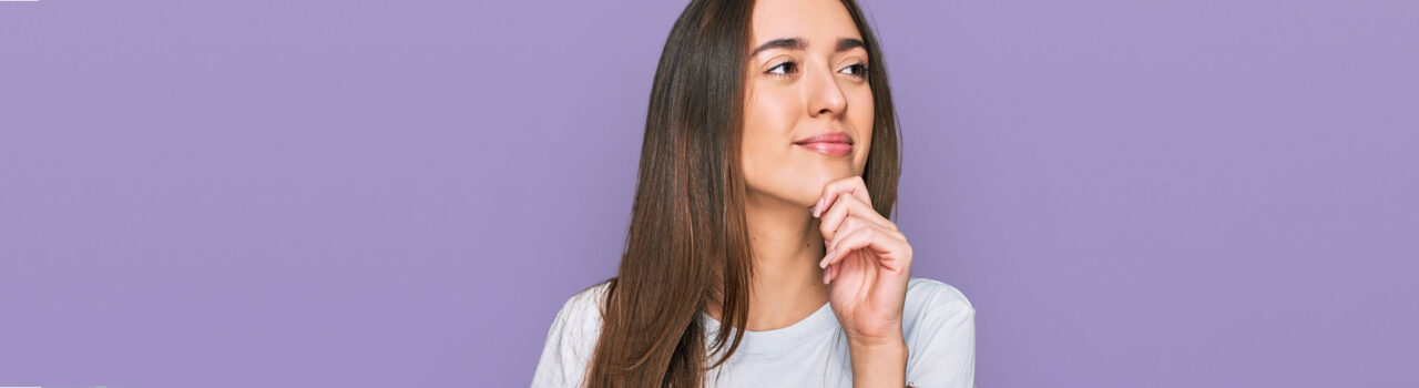 thoughtful woman