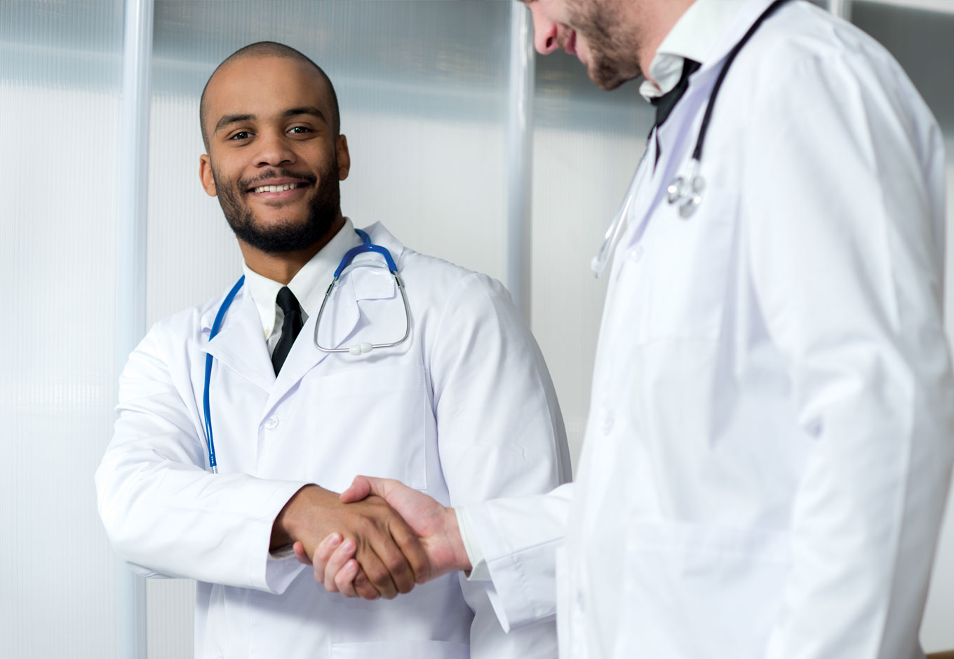 Doctors shaking hands