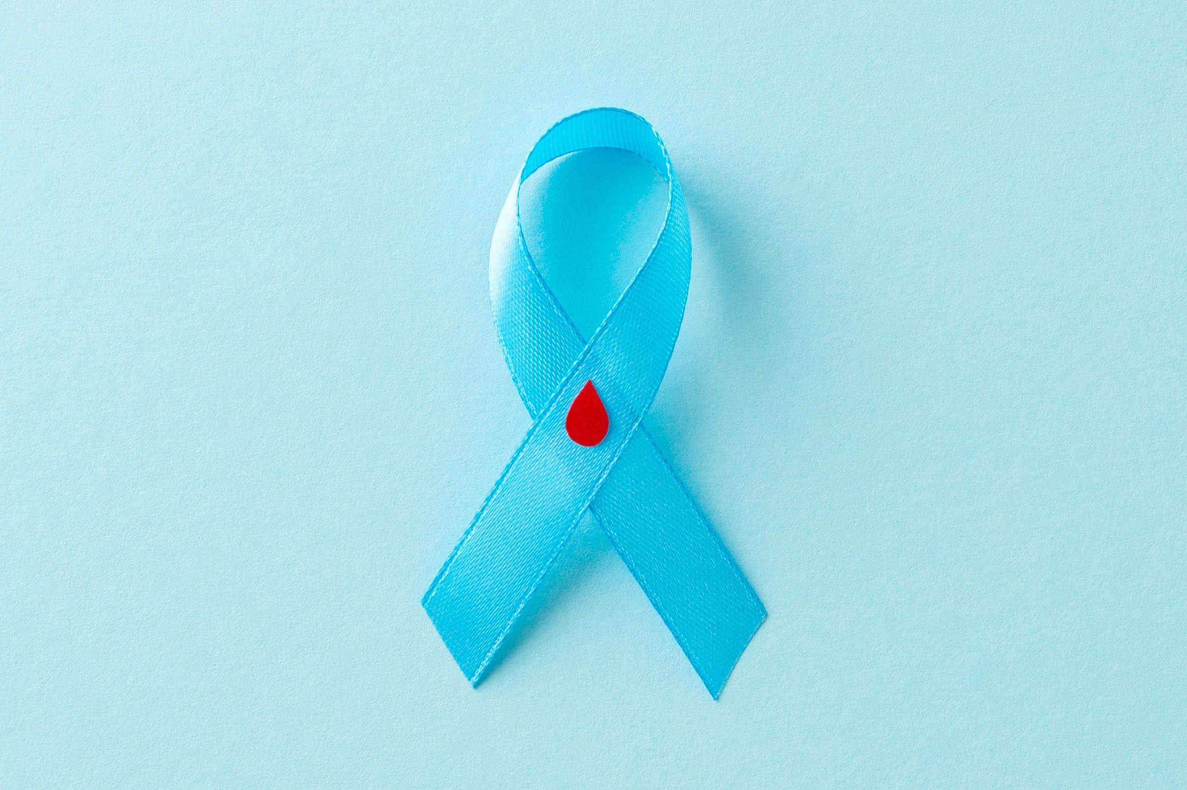 diabetes awareness blue ribbon