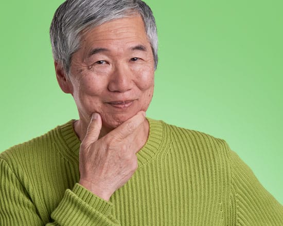 Middle-aged Asian gentleman